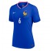 Maillot de foot France Eduardo Camavinga #6 Domicile vêtements Femmes Europe 2024 Manches Courtes